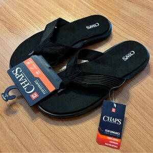Chaps Striped Thong Sandals